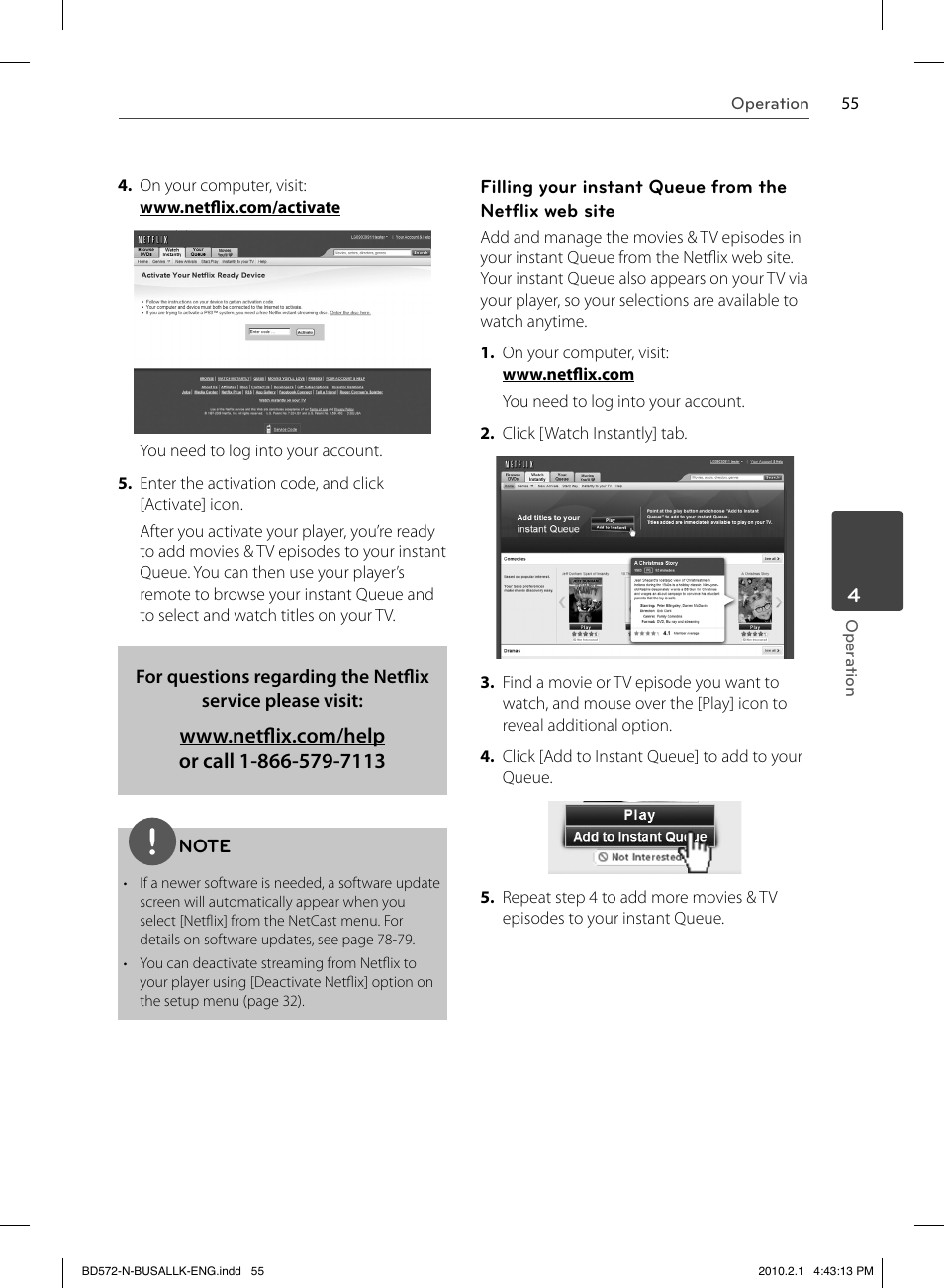 LG LASER SYSTEM - D??SC BD570 User Manual | Page 55 / 92