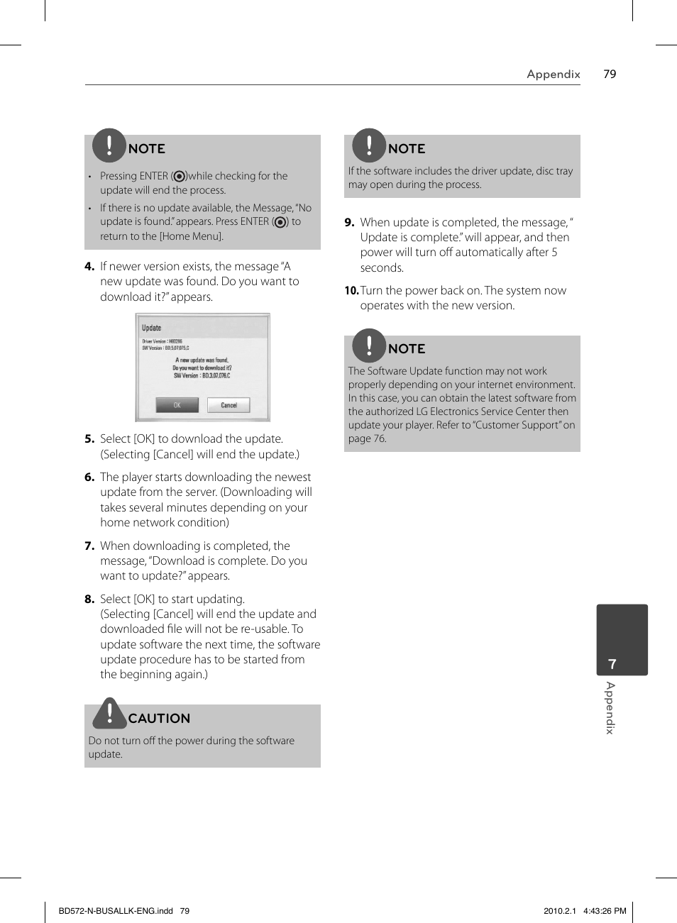 LG LASER SYSTEM - D??SC BD570 User Manual | Page 79 / 92