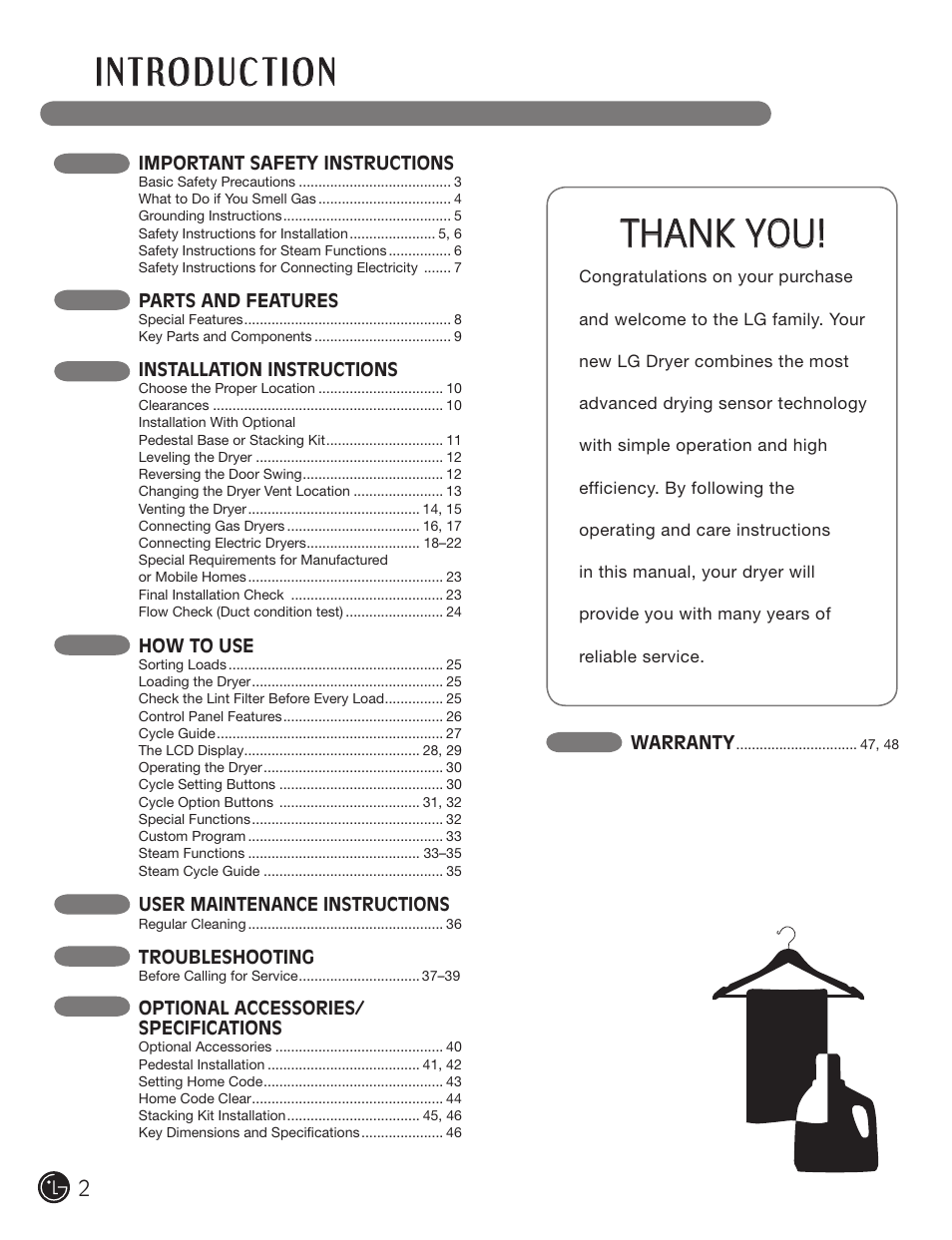 LG DX0002TM User Manual | Page 2 / 144