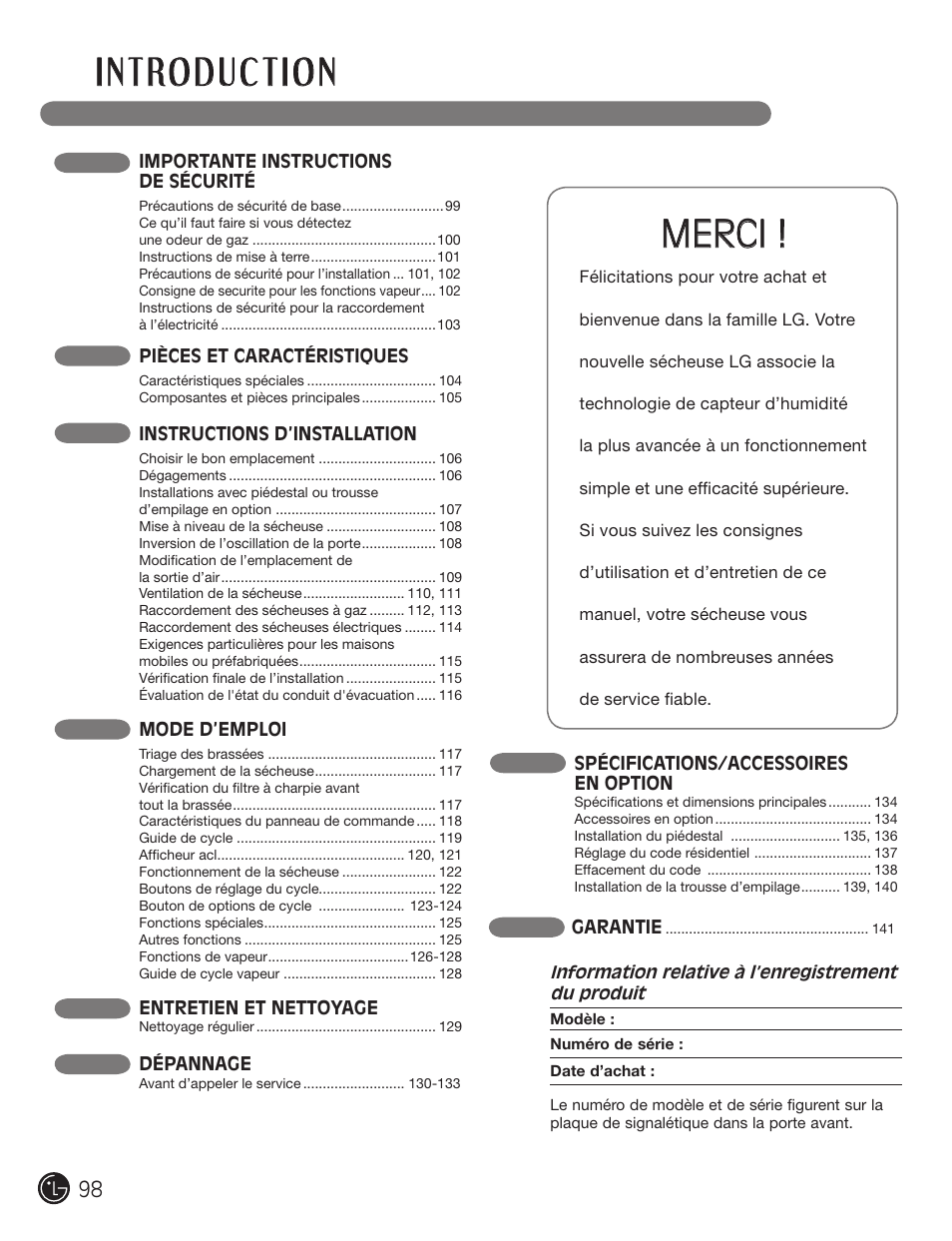 Merci | LG DX0002TM User Manual | Page 98 / 144