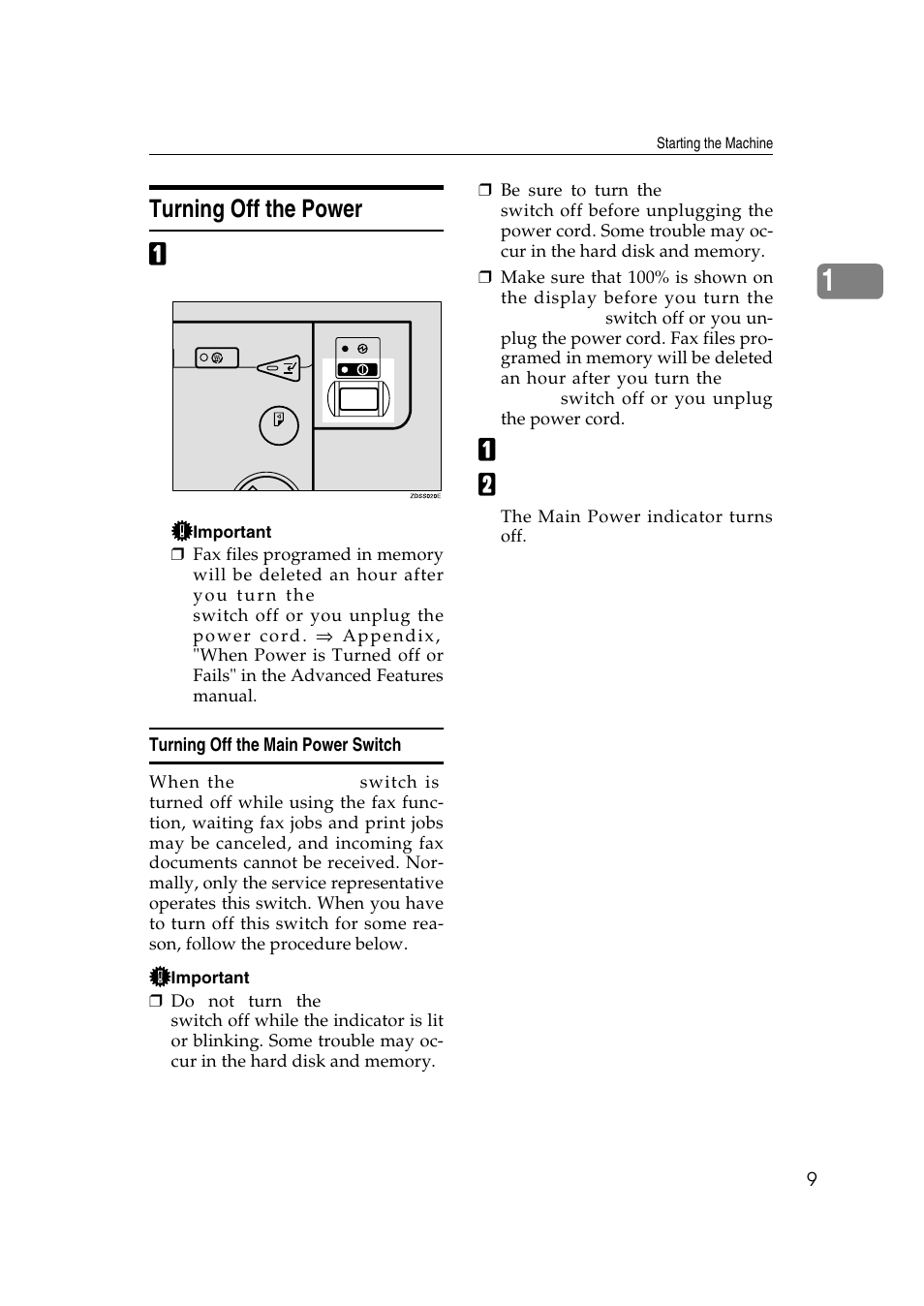 Turning off the power | LG Option Type 1045 User Manual | Page 17 / 89