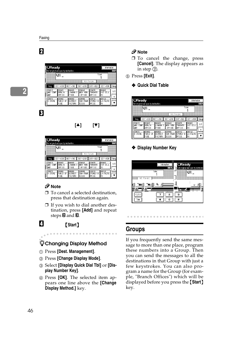 Groups | LG Option Type 1045 User Manual | Page 54 / 89
