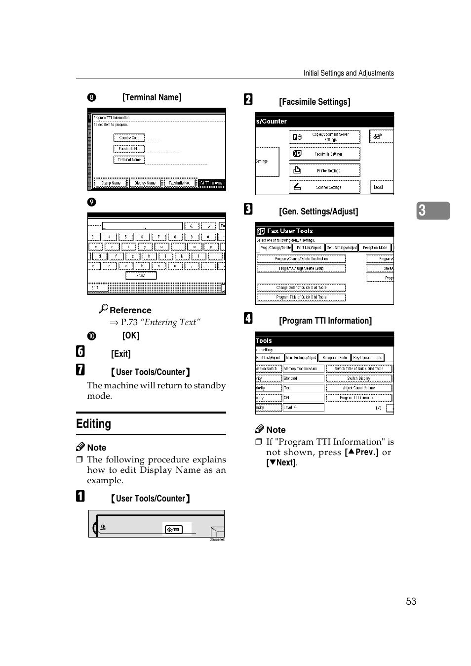 Editing | LG Option Type 1045 User Manual | Page 61 / 89