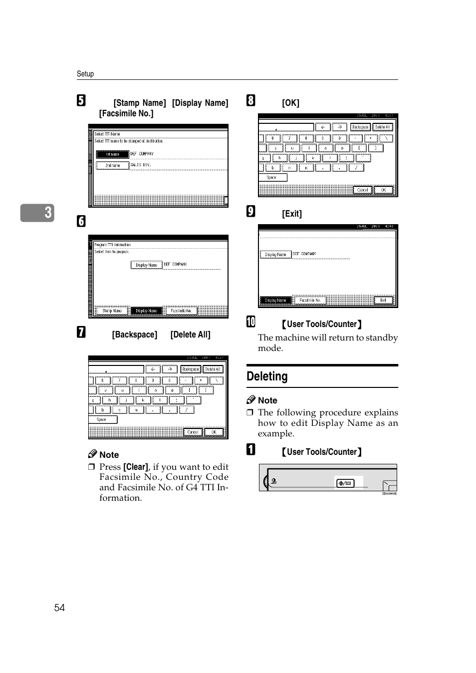 Deleting | LG Option Type 1045 User Manual | Page 62 / 89