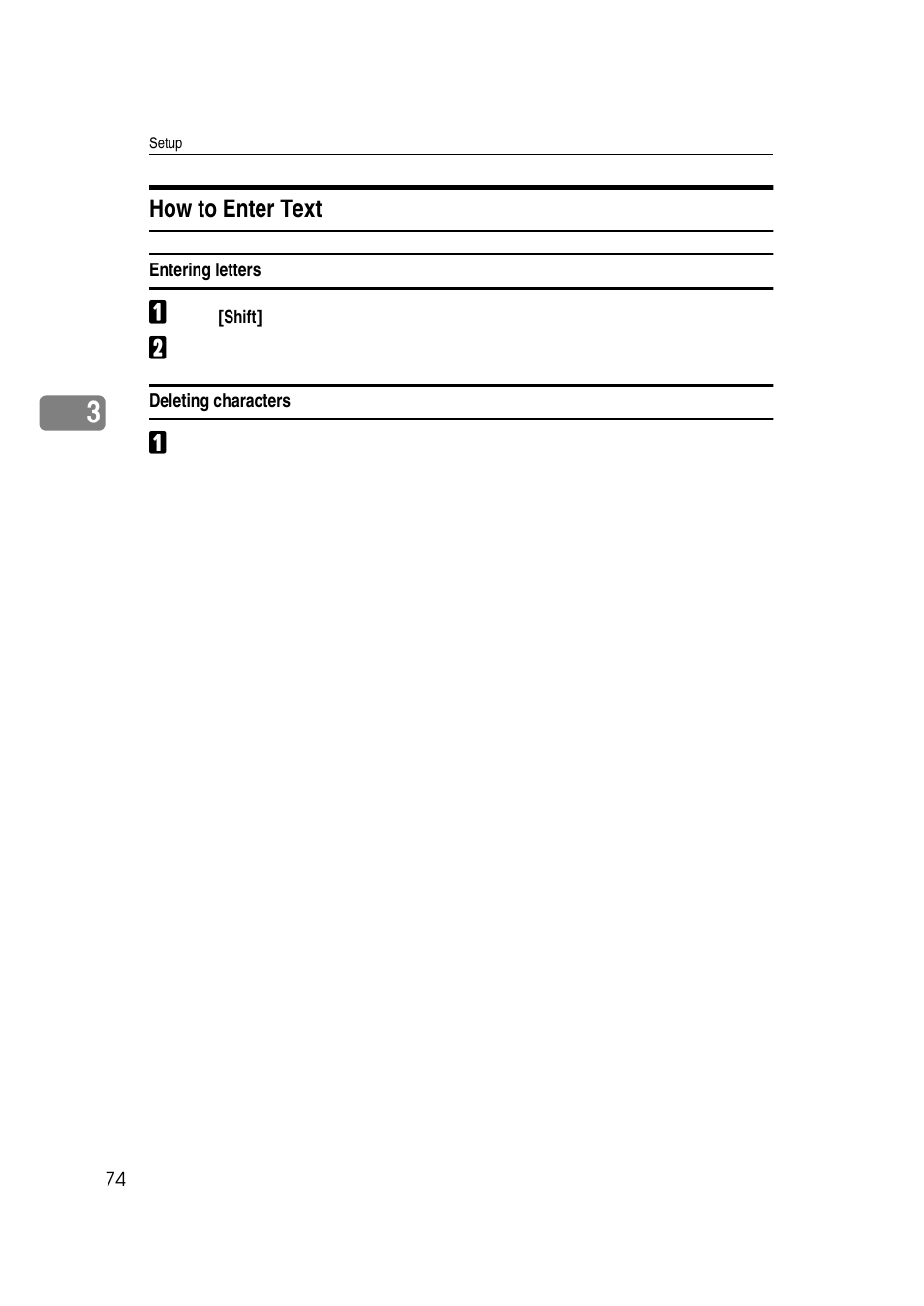 How to enter text | LG Option Type 1045 User Manual | Page 82 / 89