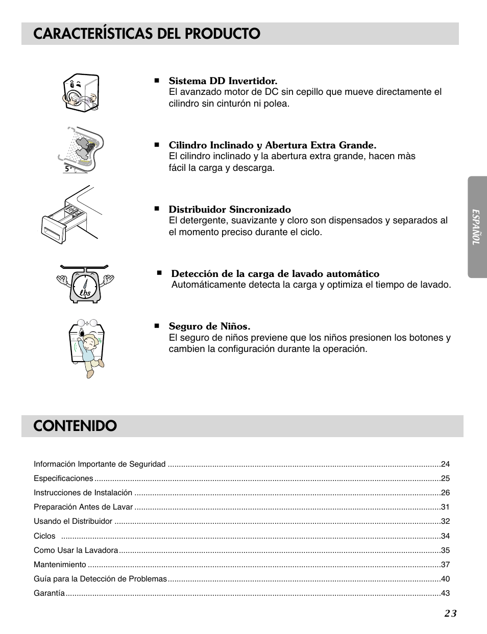 LG WM1815CS User Manual | Page 24 / 45