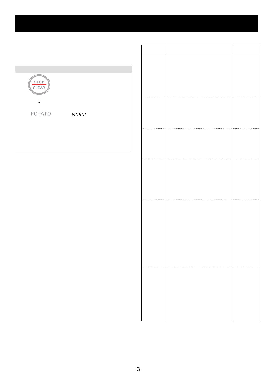 Using your microwave oven, Sensor touch, Sensor touch table | LG LPRM1270ST User Manual | Page 13 / 25