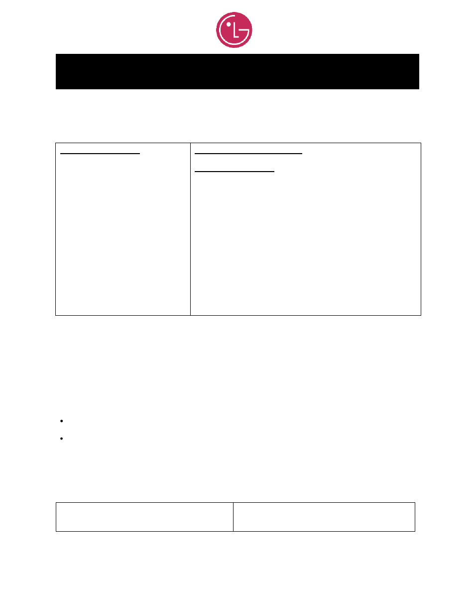 Lg microwave oven limited warranty — usa, Model lrm1260sw/sb | LG LPRM1270ST User Manual | Page 24 / 25