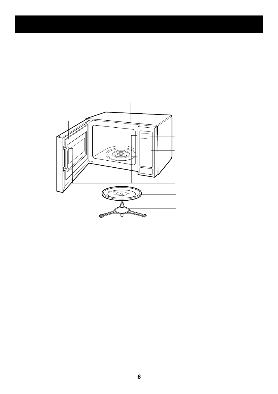 Understanding your microwave oven, Parts and accessories | LG LPRM1270ST User Manual | Page 6 / 25