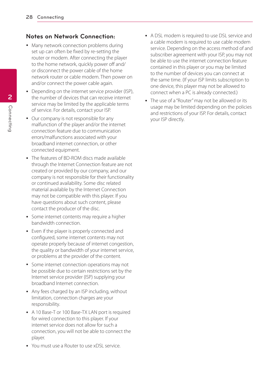 LG HB906TA User Manual | Page 28 / 72