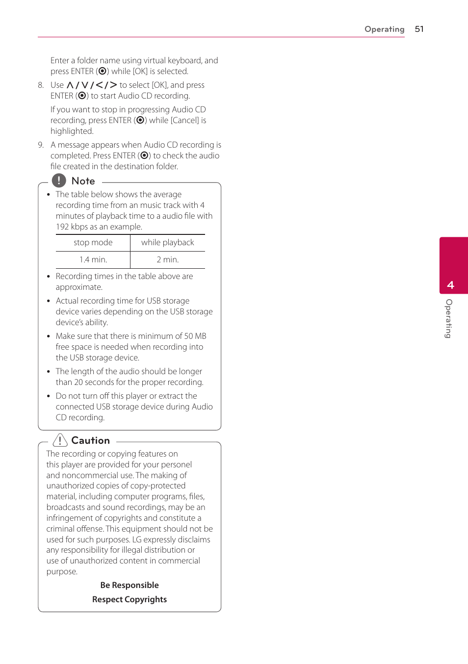 LG HB906TA User Manual | Page 51 / 72