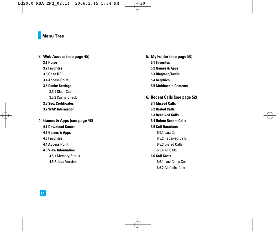 LG 2000 User Manual | Page 33 / 97