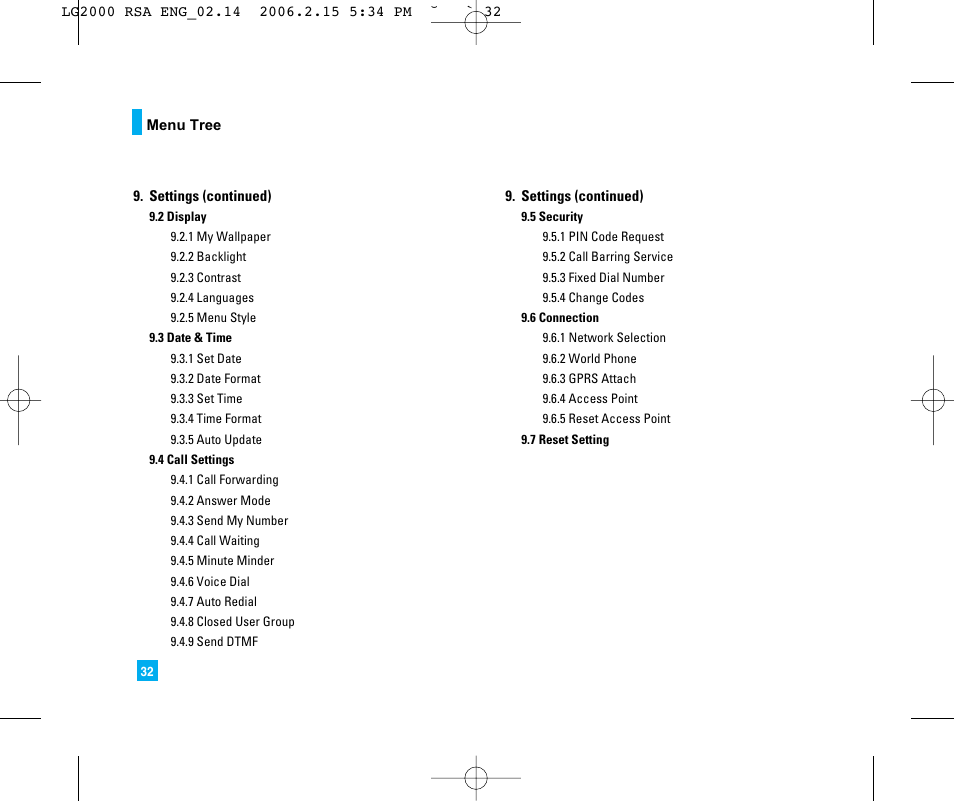 LG 2000 User Manual | Page 35 / 97