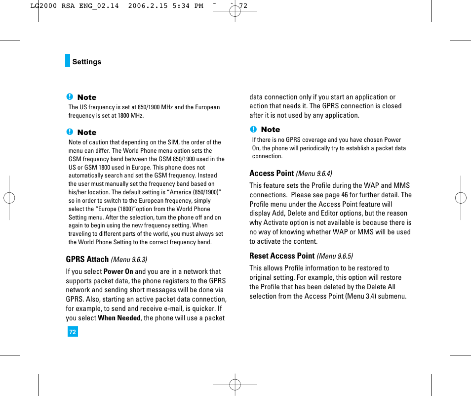 LG 2000 User Manual | Page 75 / 97