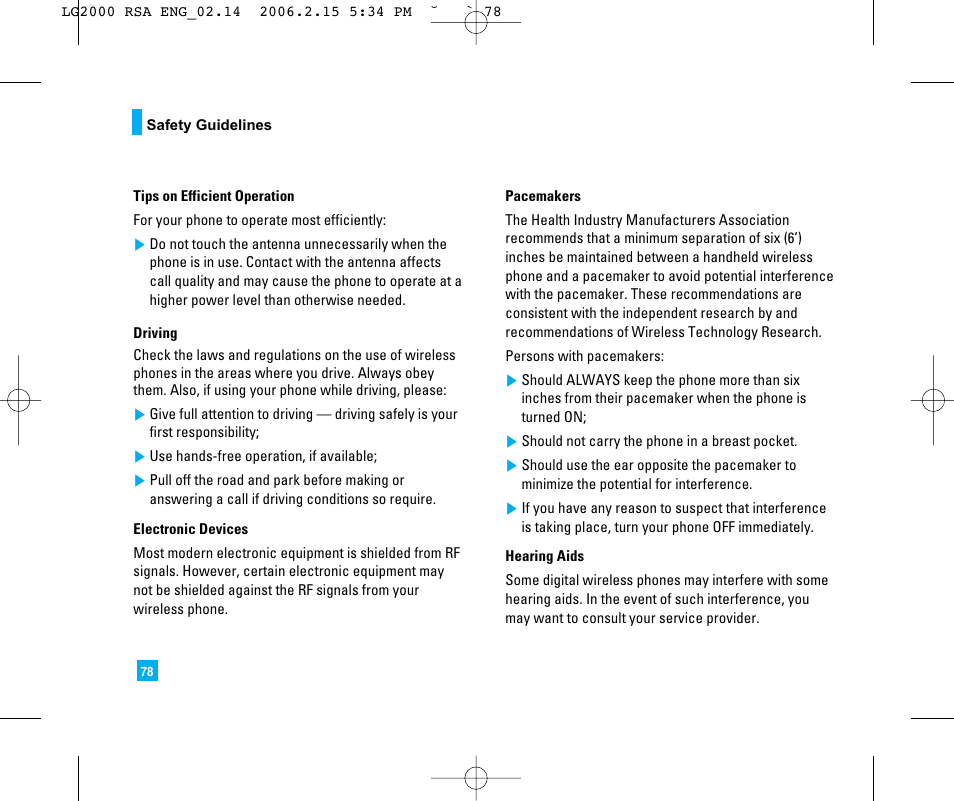 LG 2000 User Manual | Page 81 / 97