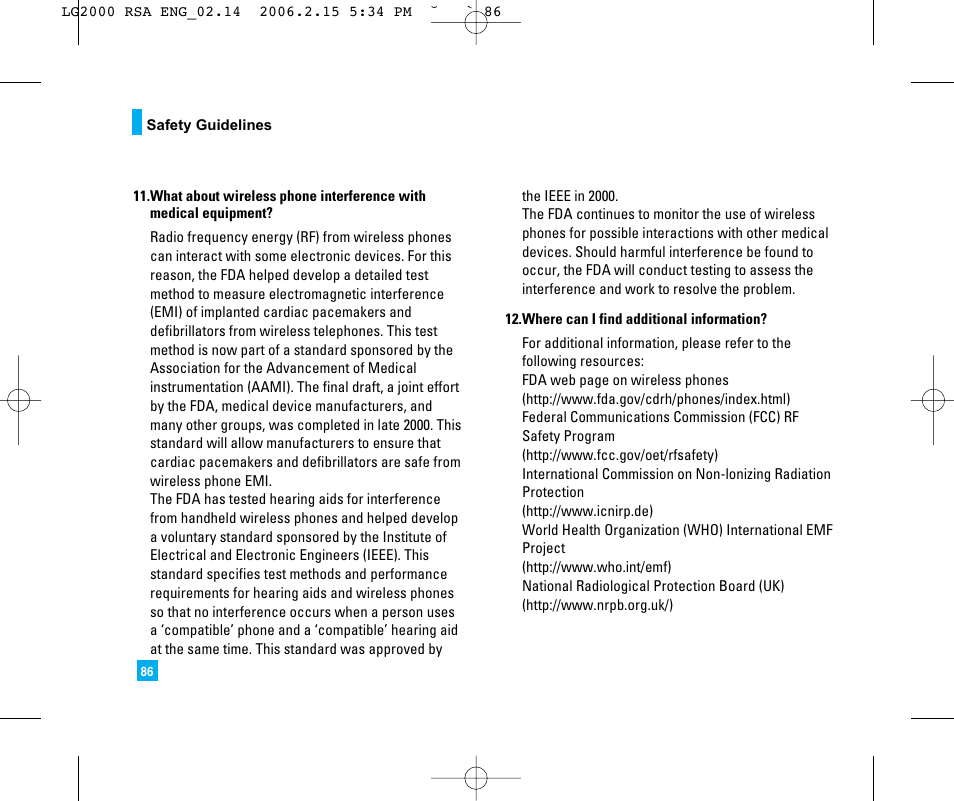 LG 2000 User Manual | Page 89 / 97