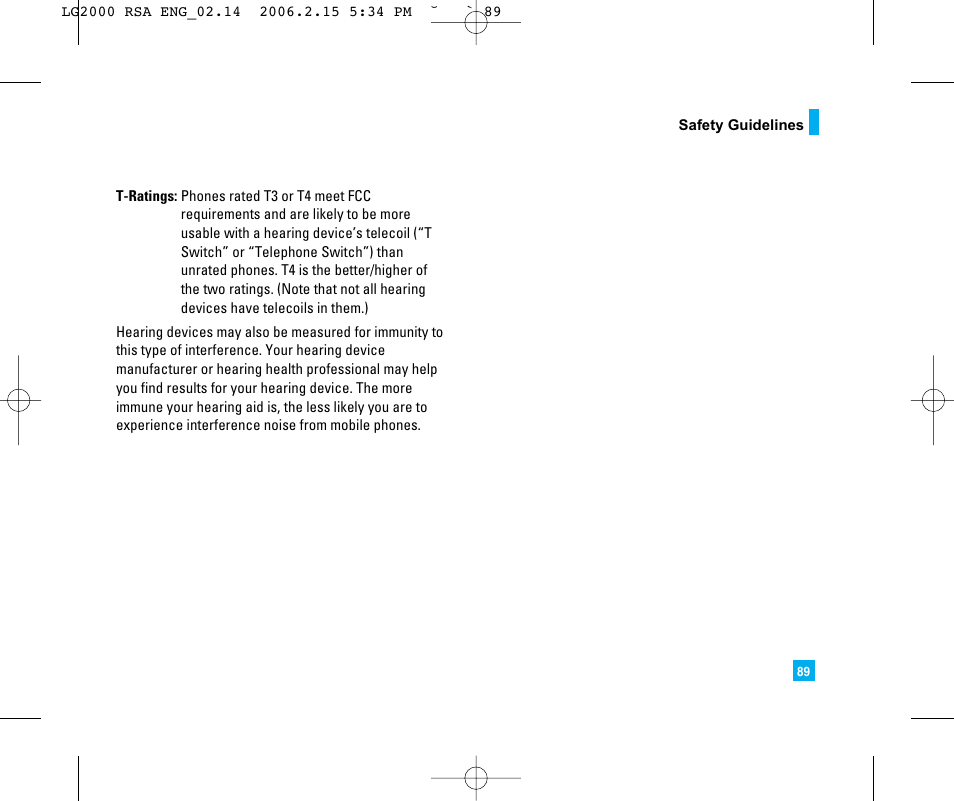 LG 2000 User Manual | Page 92 / 97