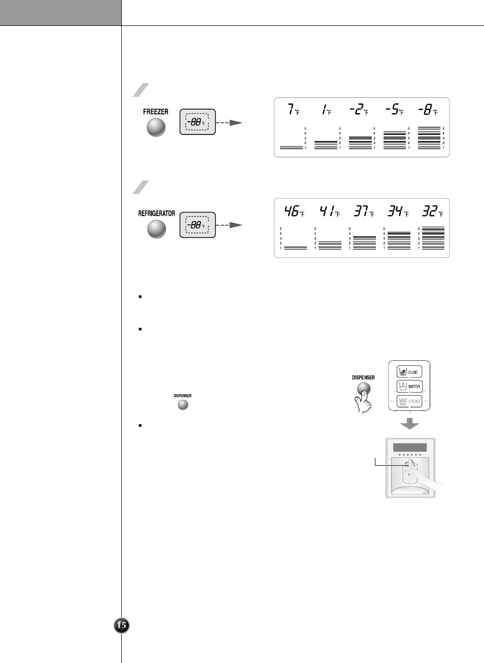 Operation | LG LRSC 26980TT User Manual | Page 15 / 33