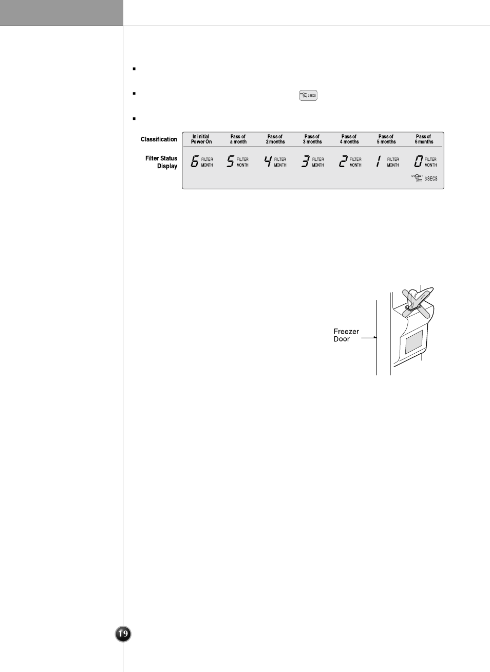 Operation, Cautions, Fiter condition display | LG LRSC 26980TT User Manual | Page 19 / 33