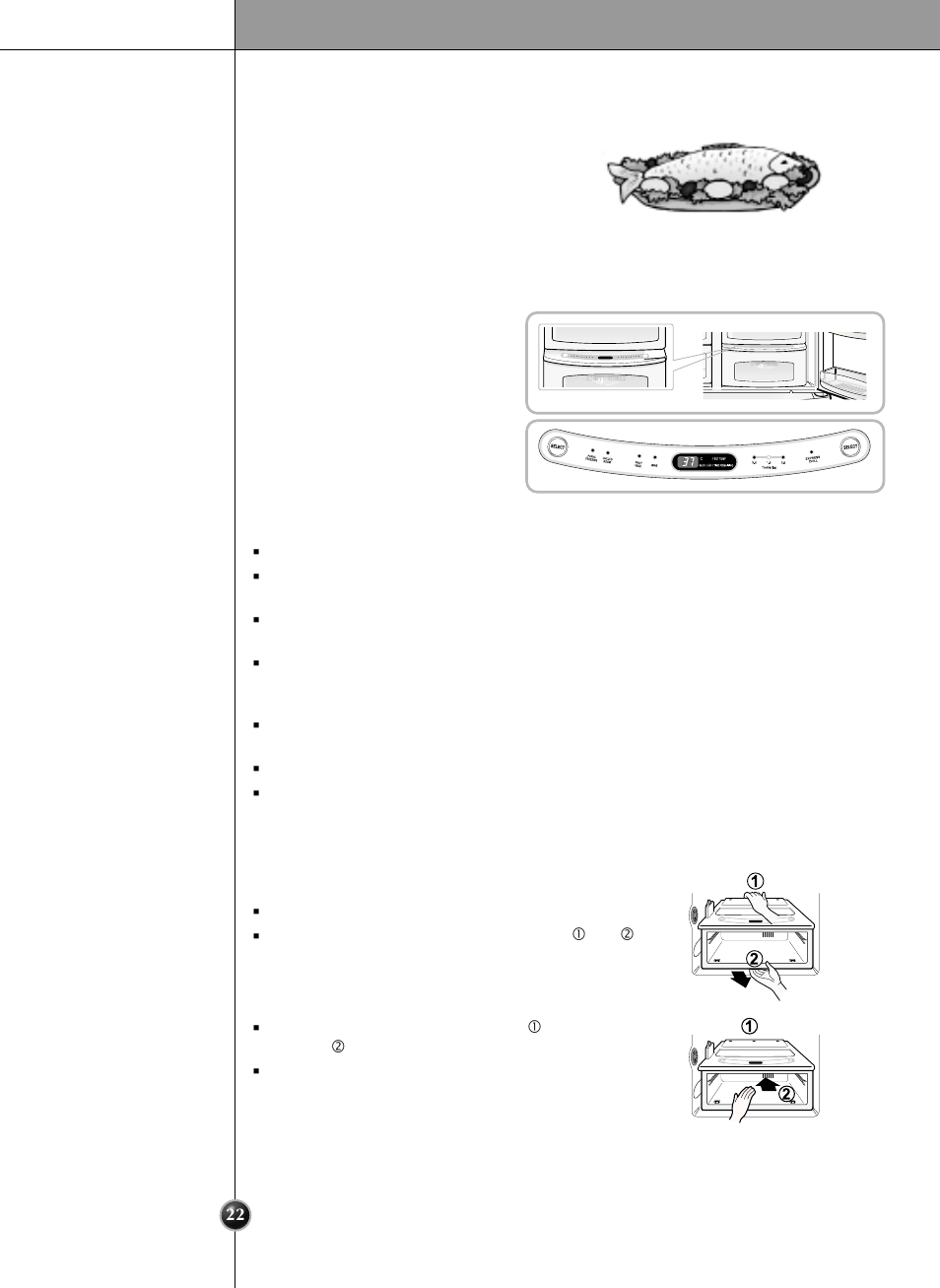 Optichill temperature transition bin, Operation | LG LRSC 26980TT User Manual | Page 22 / 33