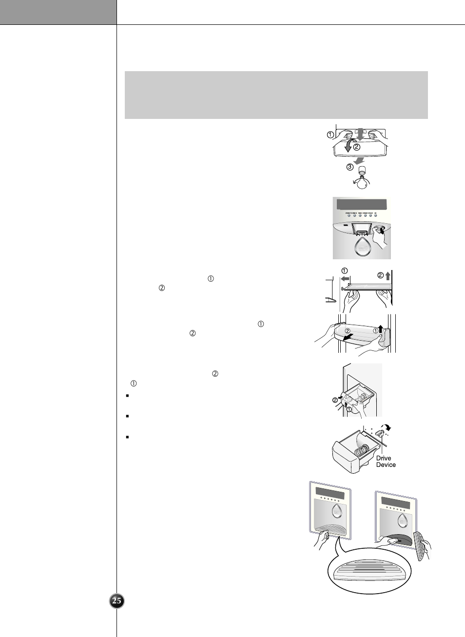 How to dismantle parts, Care and maintenance | LG LRSC 26980TT User Manual | Page 25 / 33