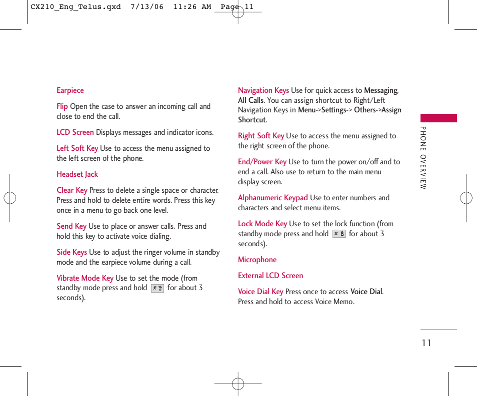 LG 210 User Manual | Page 12 / 72