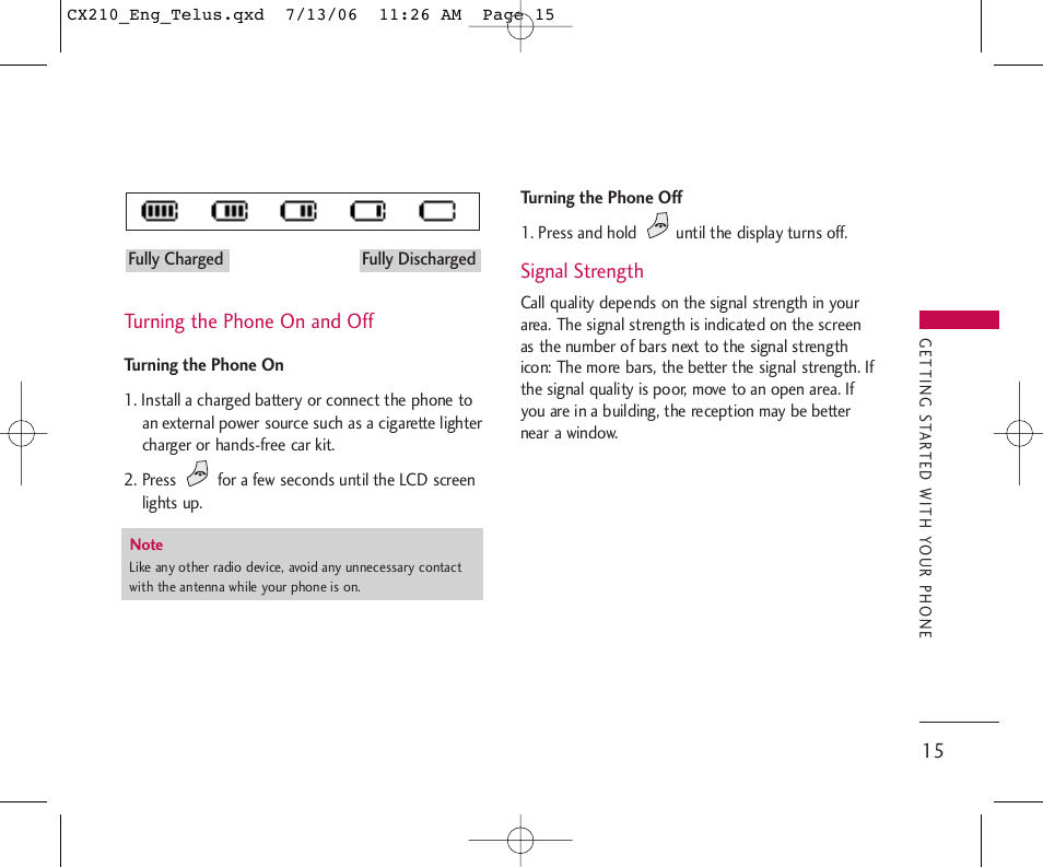 LG 210 User Manual | Page 16 / 72