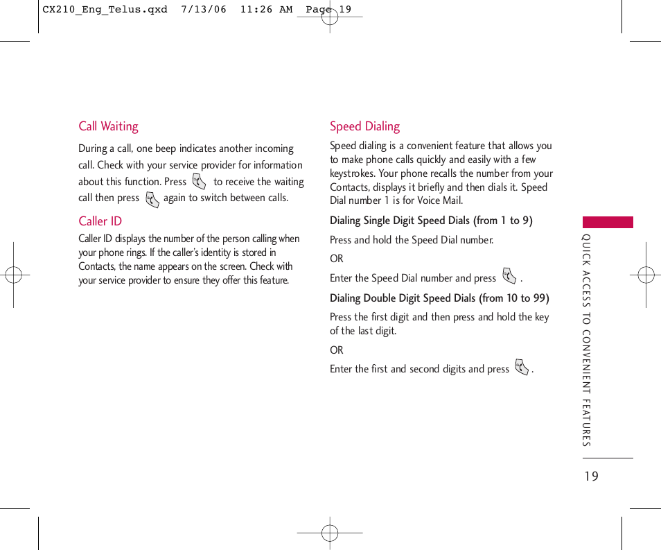 LG 210 User Manual | Page 20 / 72