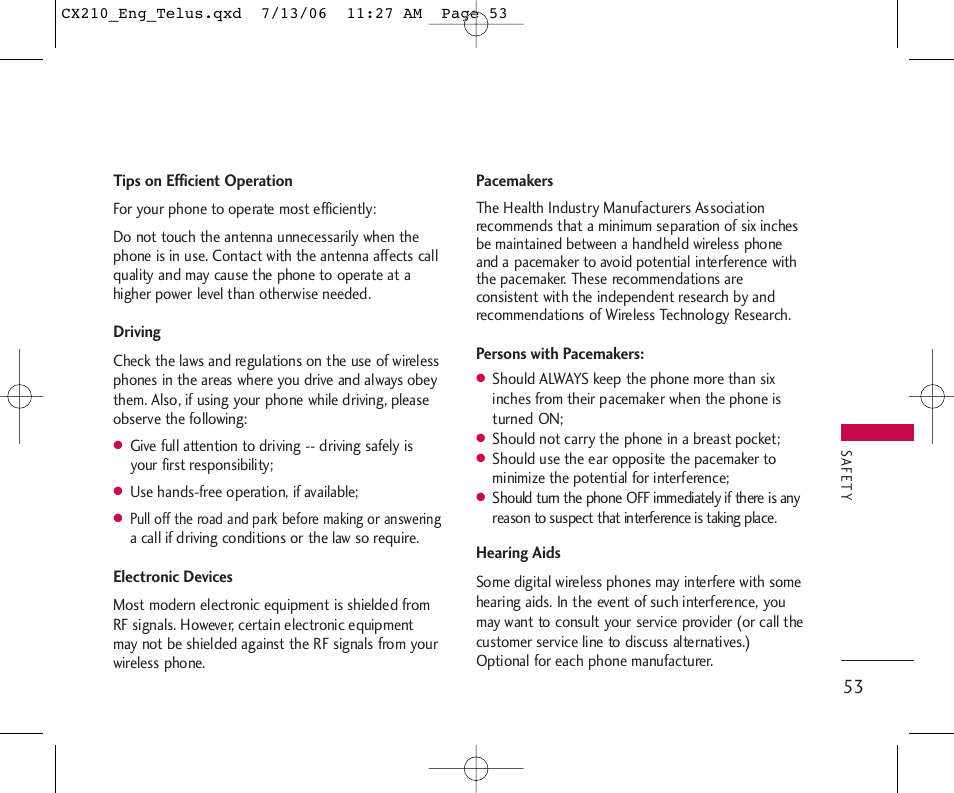 LG 210 User Manual | Page 54 / 72