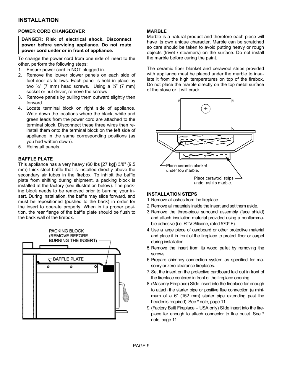 LG EARTH STOVE 2800HT User Manual | Page 9 / 29