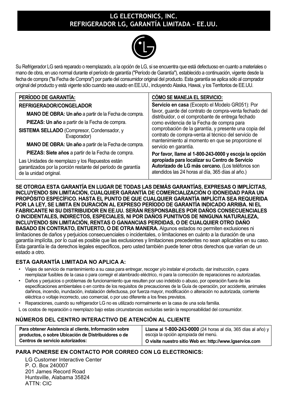 LG LSC26905 User Manual | Page 55 / 56