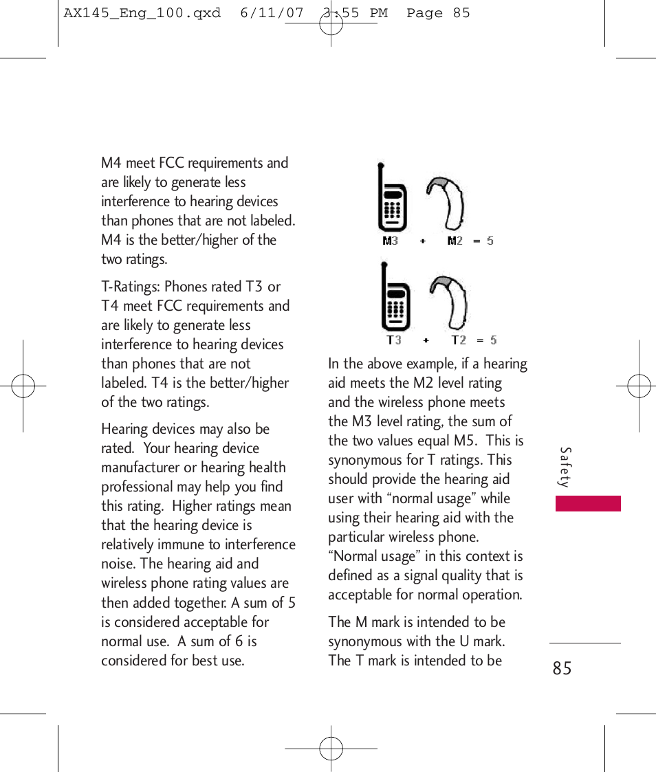 LG AX 145 User Manual | Page 87 / 95