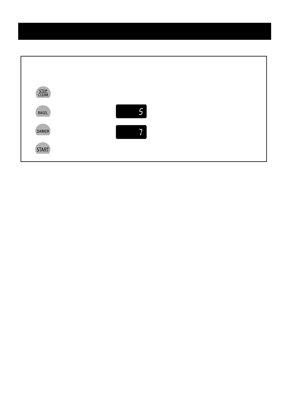 Using your toaster, Bagel | LG LTM9000B User Manual | Page 20 / 26