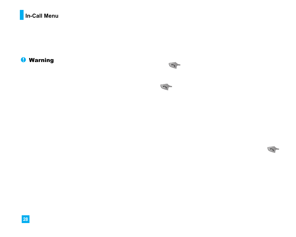 Conference calls | LG 225 User Manual | Page 28 / 80