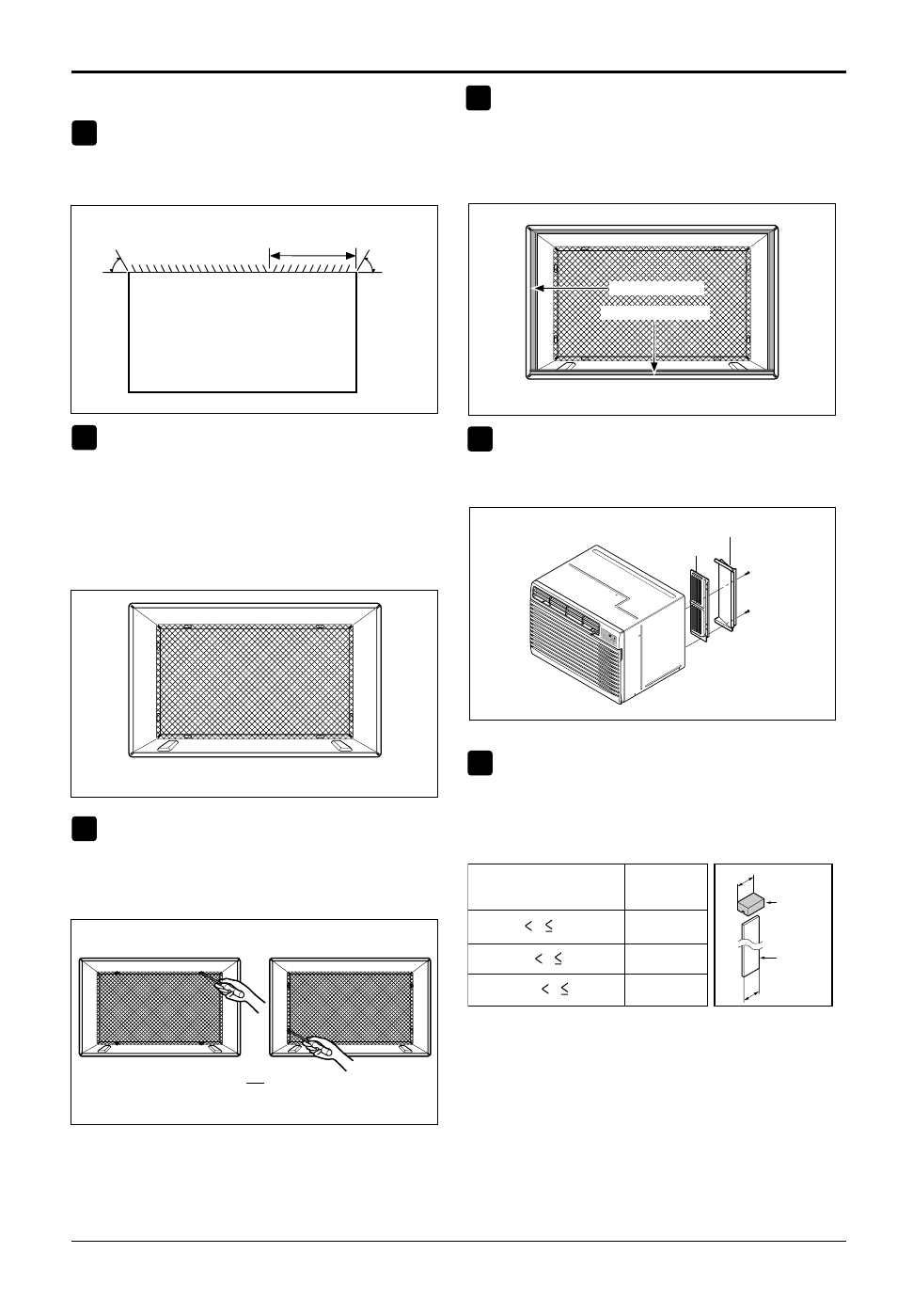 Procedimiento b, 14 aire acondicionado instalación, Vista superior) | LG LT1030HR User Manual | Page 36 / 48