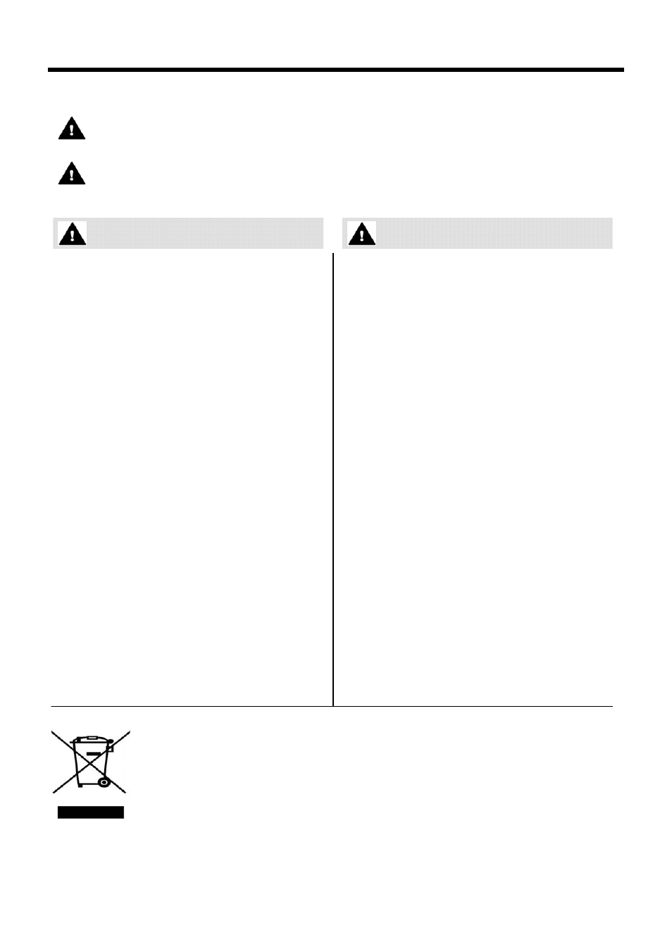 Important safety information, Warning caution | LG LIP-7004N User Manual | Page 4 / 4