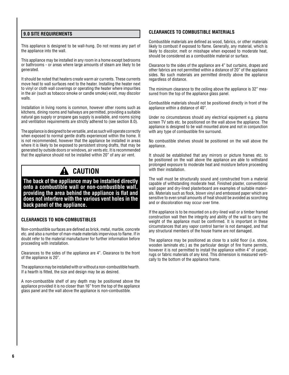 Caution | LG ELITE CVF User Manual | Page 6 / 18