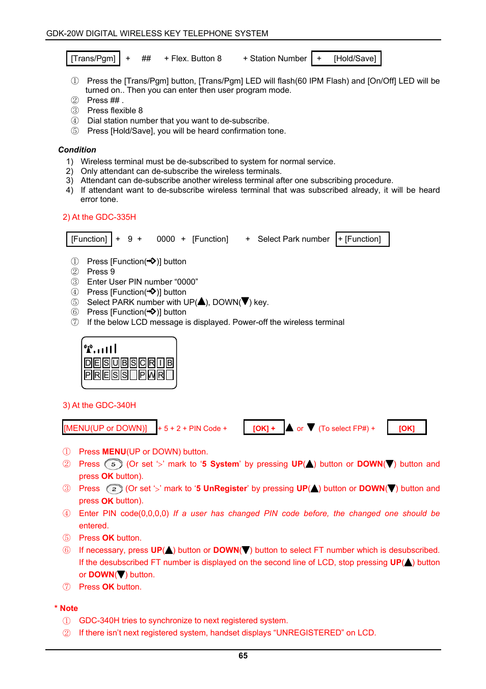 LG GDK-20W User Manual | Page 63 / 98