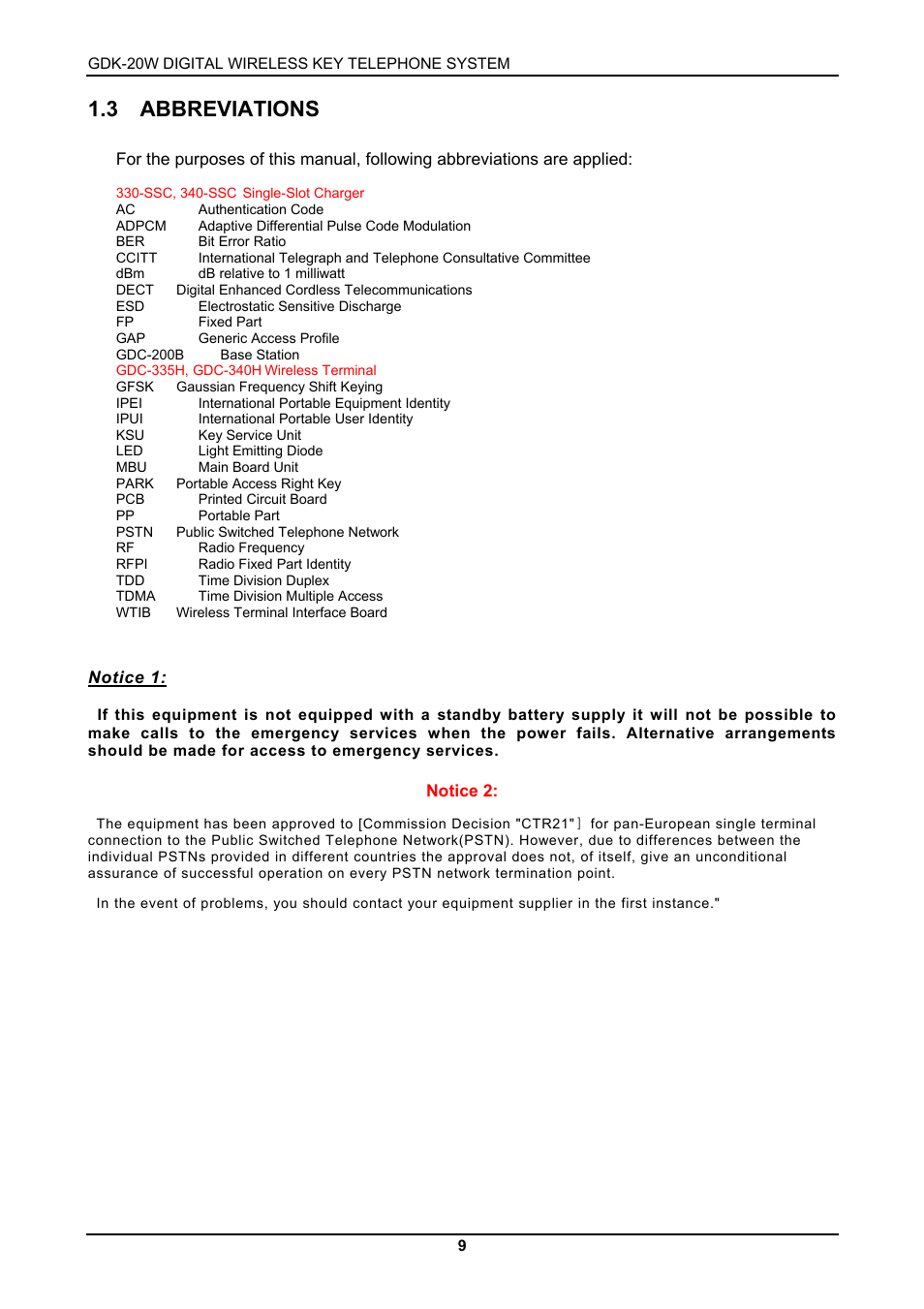 3 abbreviations | LG GDK-20W User Manual | Page 7 / 98