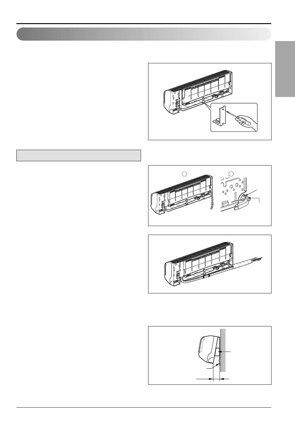 English, Connecting the piping | LG LS122CE User Manual | Page 17 / 31
