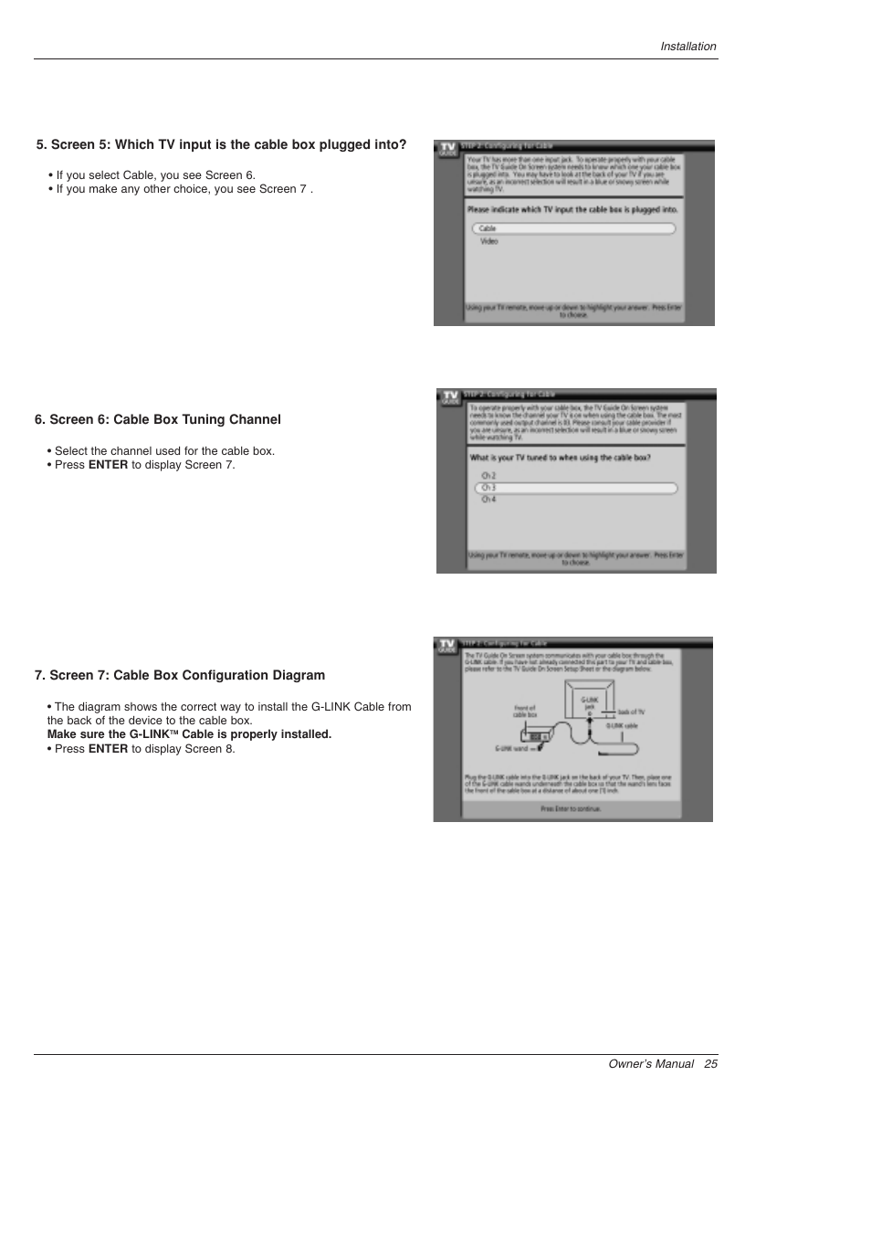 LG 52SX4D User Manual | Page 25 / 104