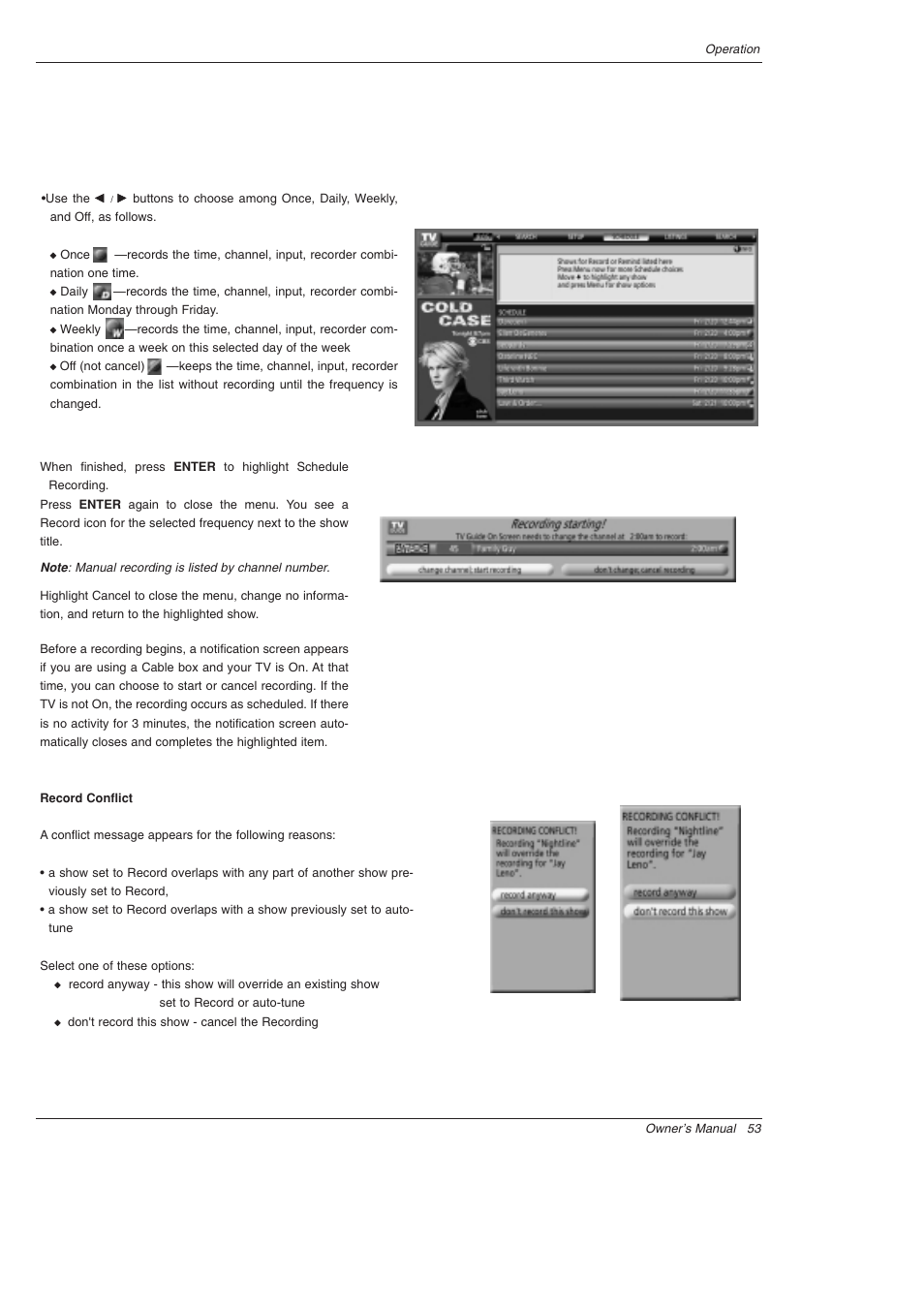 LG 52SX4D User Manual | Page 53 / 104