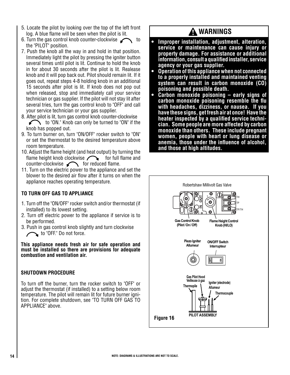 Warnings | LG RAVENNA RDV33\40 User Manual | Page 14 / 24