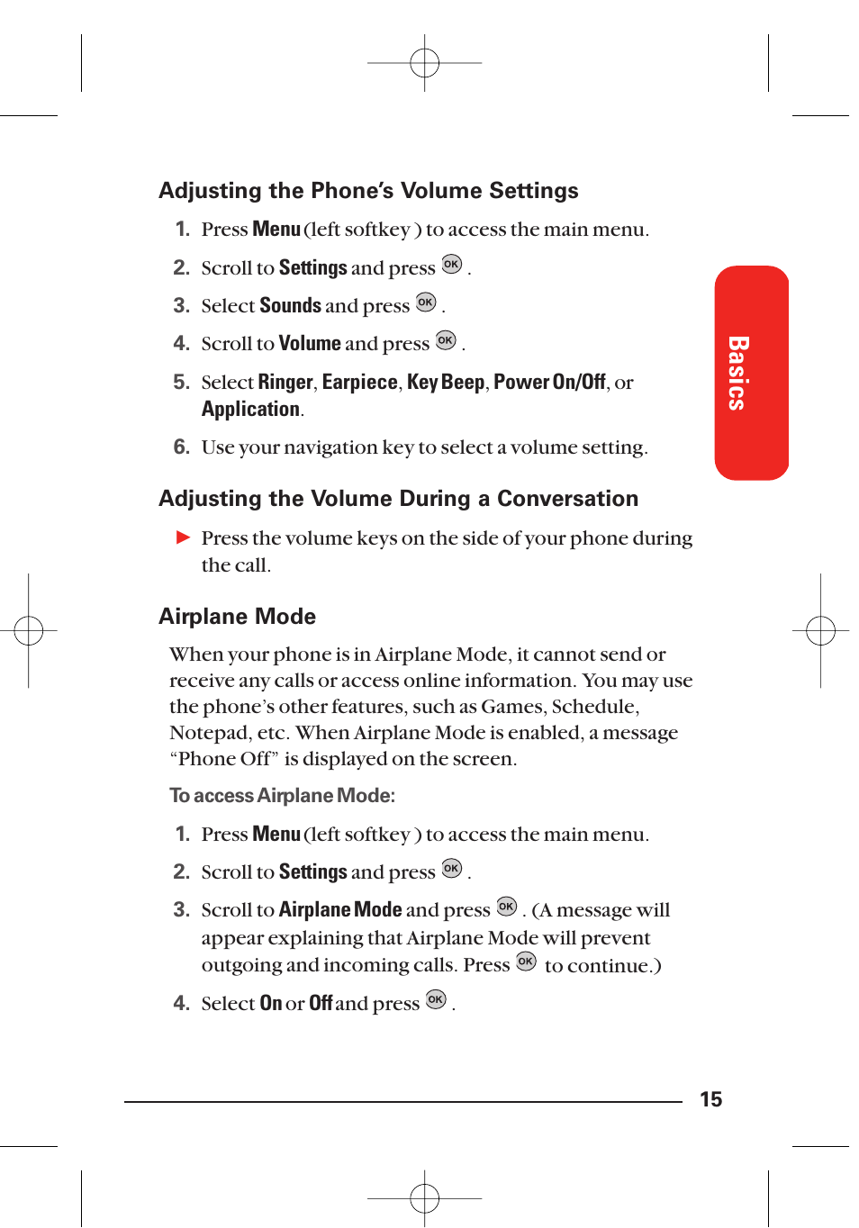 Basics | LG Sti User Manual | Page 21 / 40