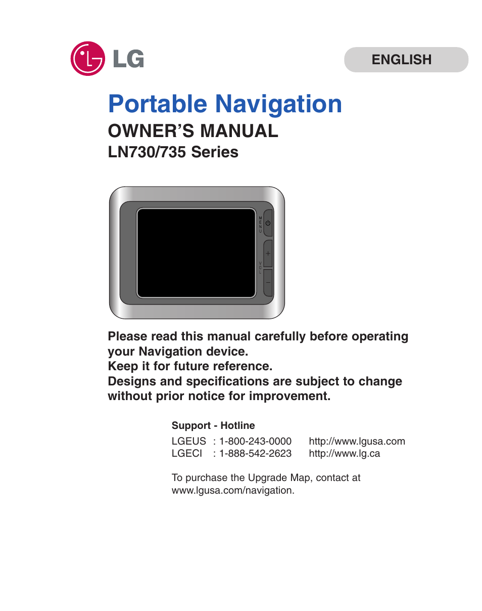 LG LN730Series User Manual | 76 pages