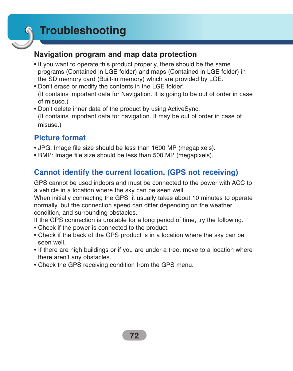 Troubleshooting | LG LN730Series User Manual | Page 72 / 76
