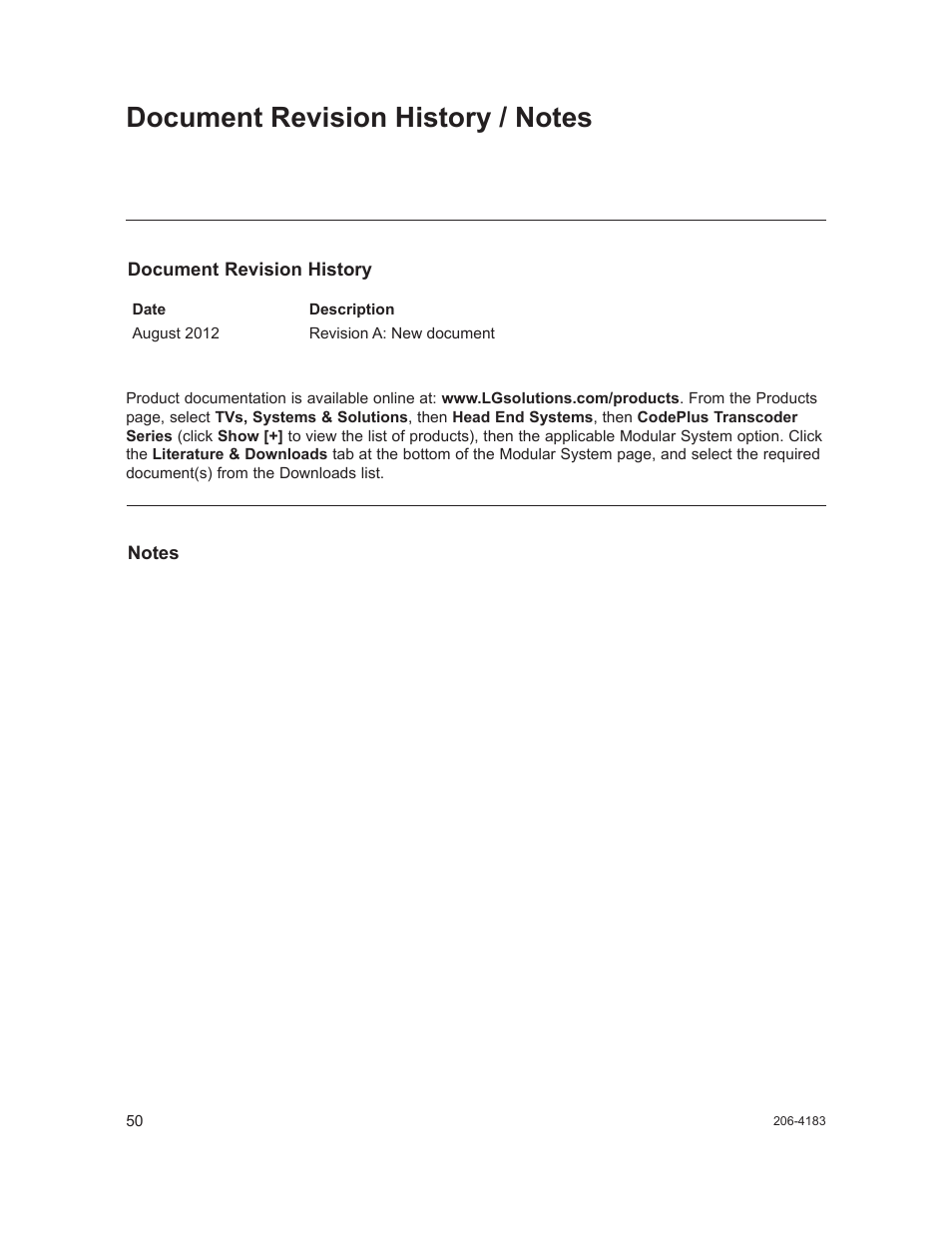 LG CodePlus MUX/MOD Feature Card HCS6320 User Manual | Page 50 / 52