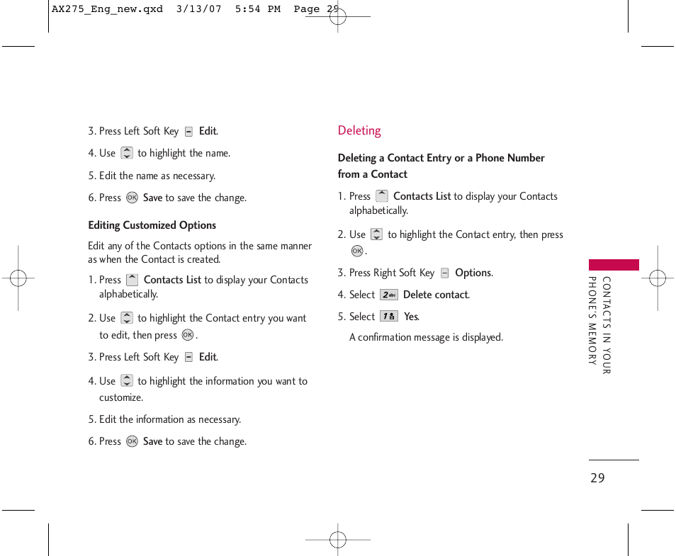 LG AX275 User Manual | Page 31 / 99