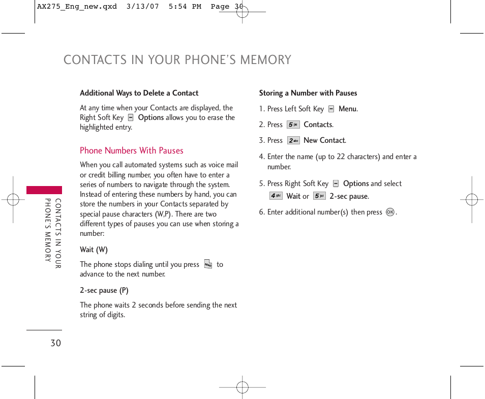 LG AX275 User Manual | Page 32 / 99