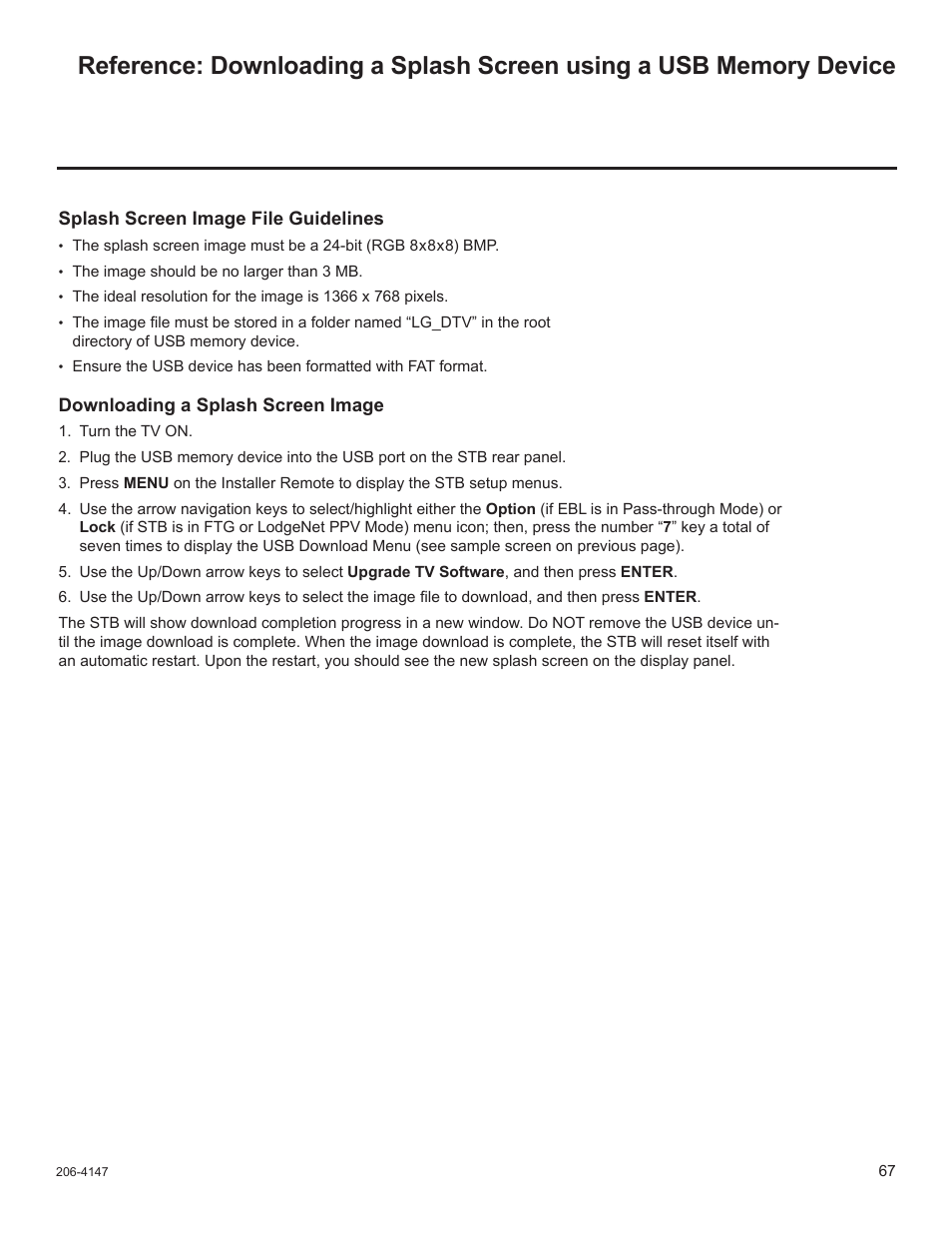 LG STB1000 User Manual | Page 67 / 86